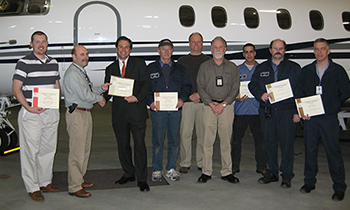 Continuous security and safety crew re-certification